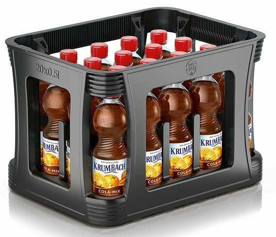 1 x Kiste Krumbach Cola Mix 20 x 0,5 Liter (PET Mehrweg)
