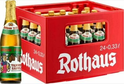 1 x Kiste Rothaus Tannenzäpfle 24 x 0,33 L 5,1 % Alkohol (Mehrweg)