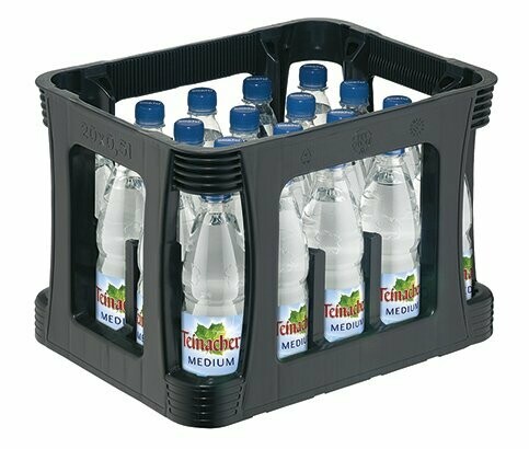 1 x Kiste Teinacher Medium 20 x 0,5 Liter (PET Mehrweg)