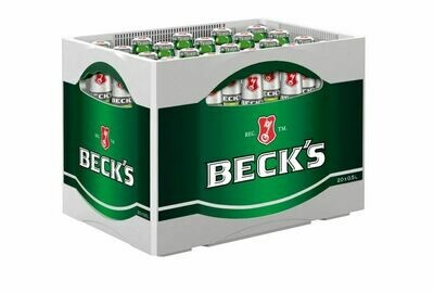 1 x Kiste Becks Pils 4 x Six Pack x 0,33 L (Mehrweg)
