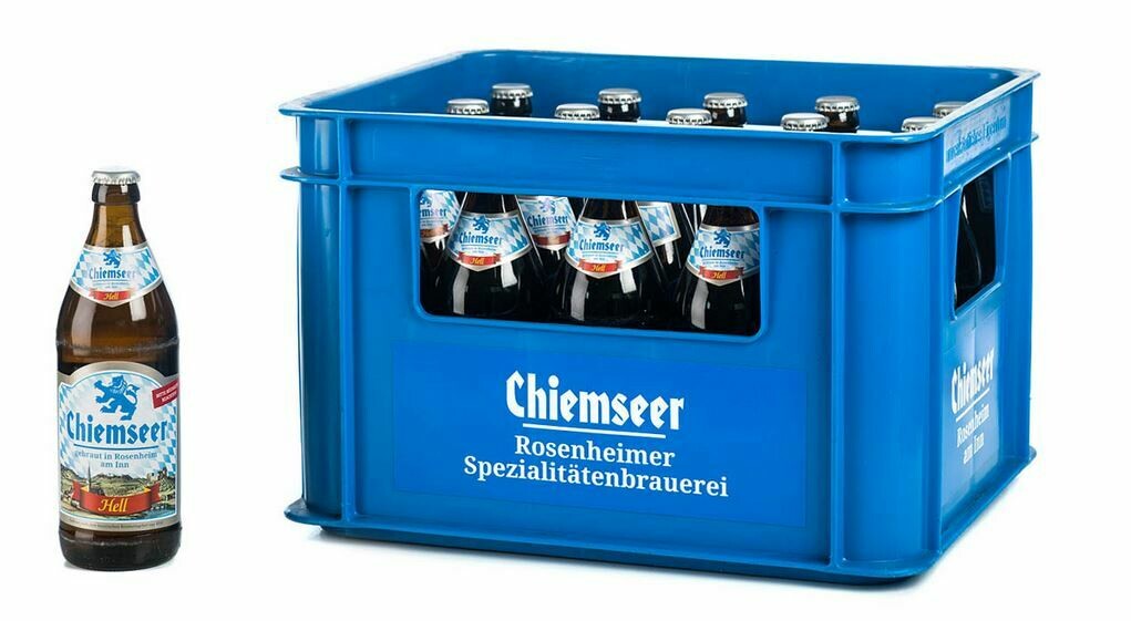 1 x Kiste Chiemseer hell 20 x 0,5l (Mehrweg)
