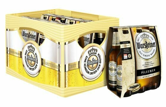 1 x Kiste Warsteiner Premium Pilsener 4 x Six Pack x 0,33 L (Mehrweg)