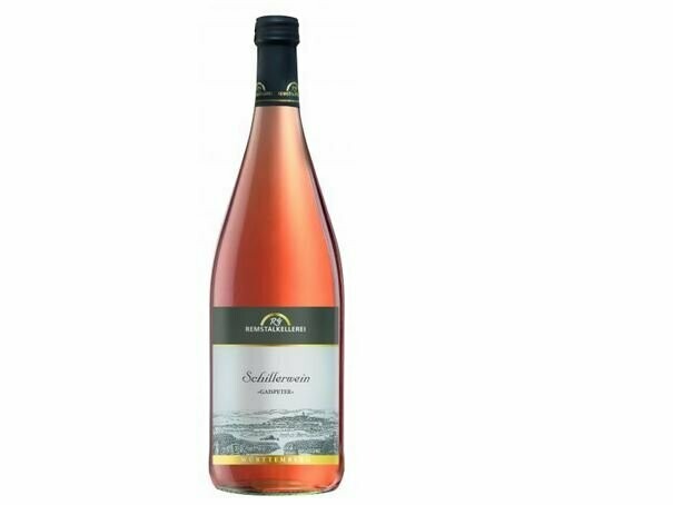 12 x  1L Flasche Remstalkellerei Gaispeter Schillerwein Qualitätswein, halbtrocken, rosé