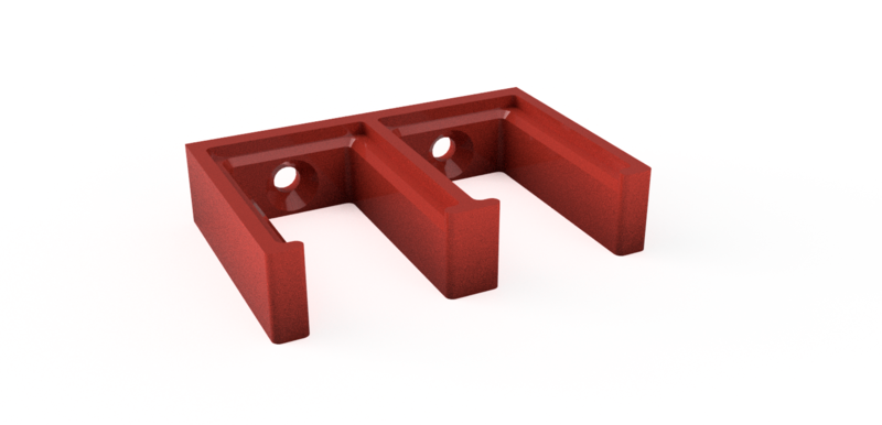 Double Stack Flat base Wall Mounts