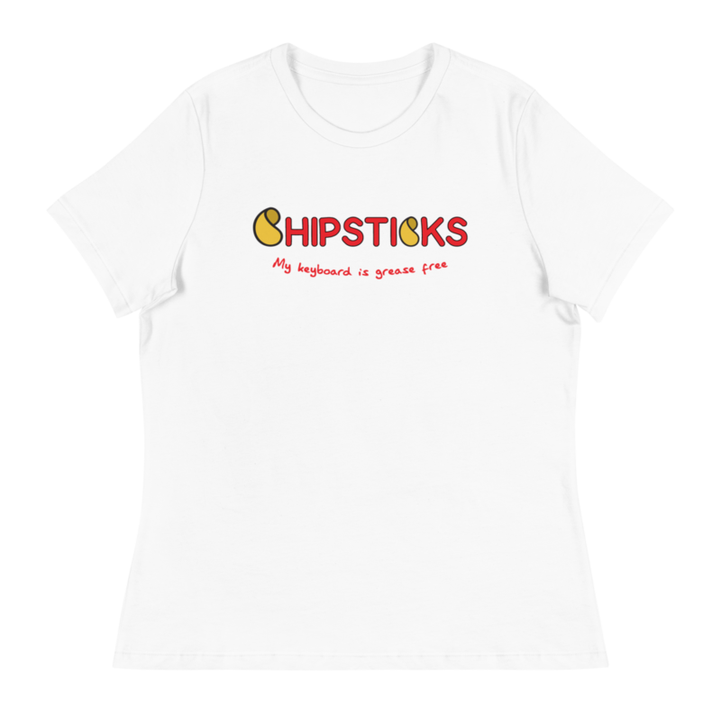&quot;My keyboard is grease free&quot; Women&#39;s Relaxed T-Shirt