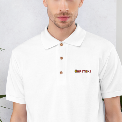 Chipsticks Logo Embroidered Polo Shirt
