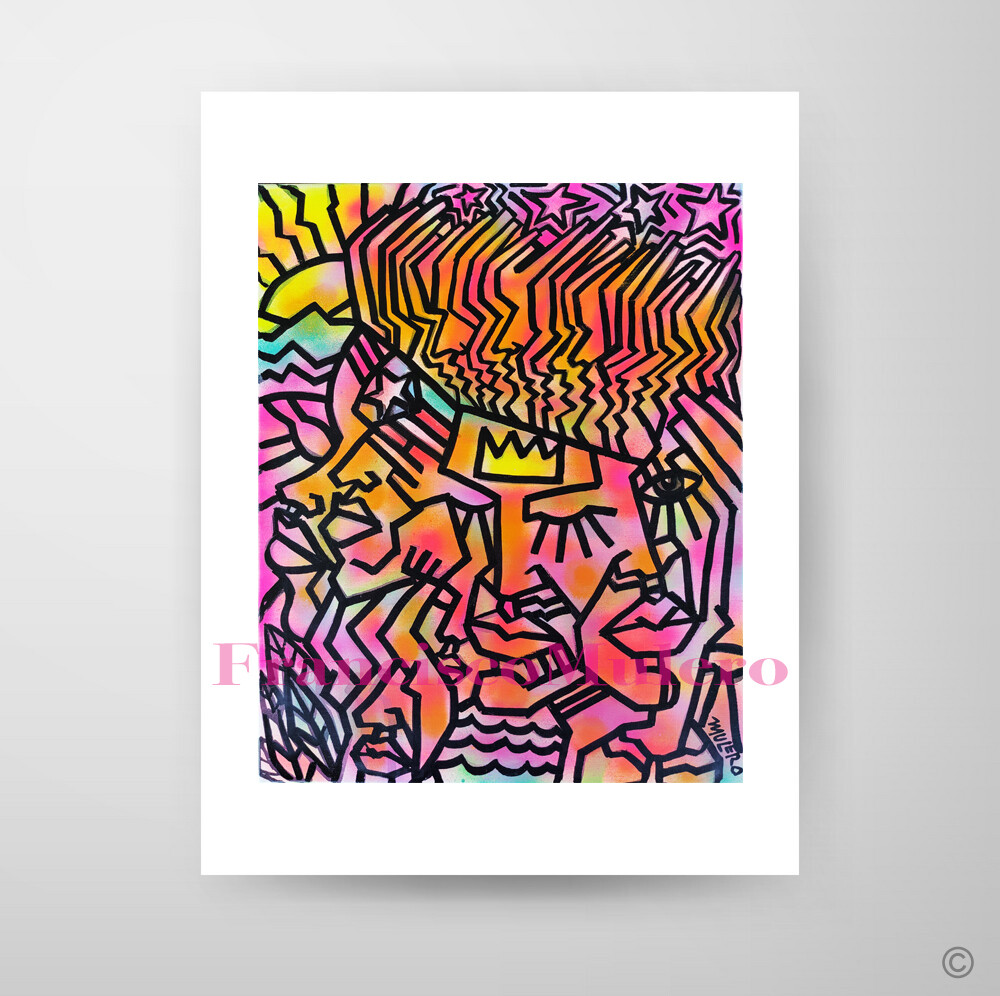 OJO Signed Art Print By Francisco Mulero