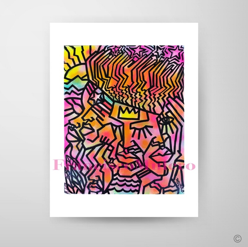 OJO Signed Art Print By Francisco Mulero