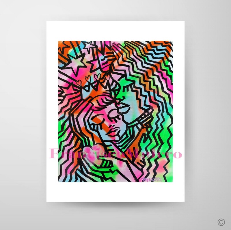 MI HIJO Signed Art Print By Francisco Mulero