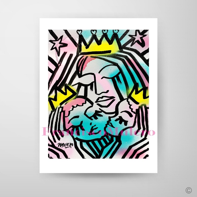 THREE CROWNS Signed Art Print By Francisco MUlero