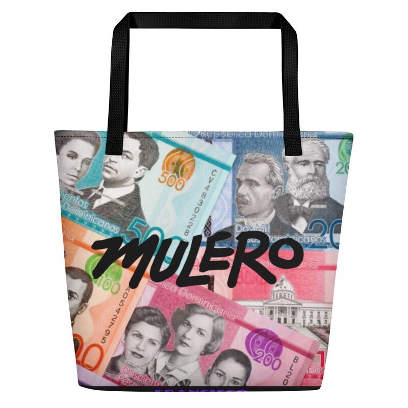 Francisco Mulero Dominican Pesos Beach Bag