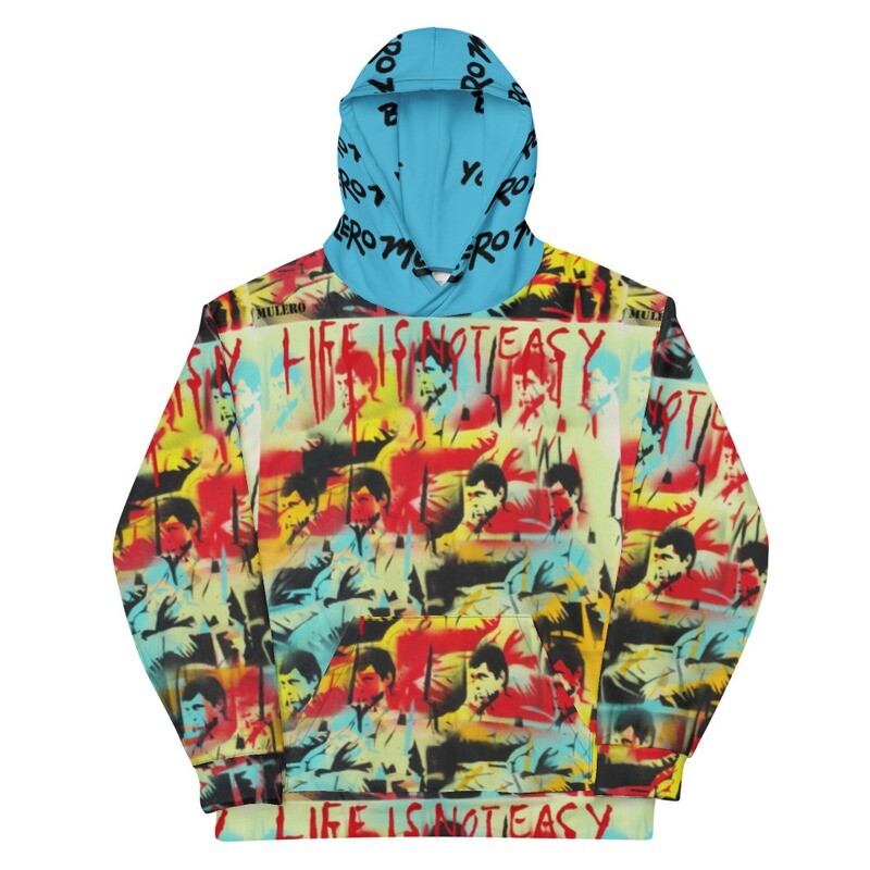 Life is not Easy Scarface design by Francisco Mulero Unisex Hoodie