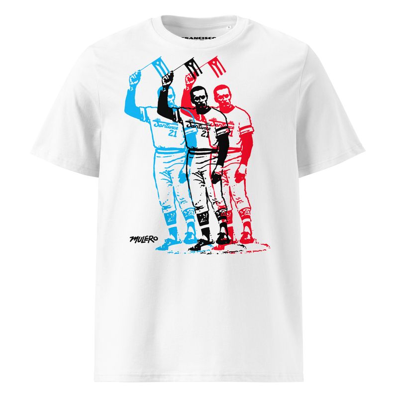Triple Clemente Unisex organic cotton t-shirt