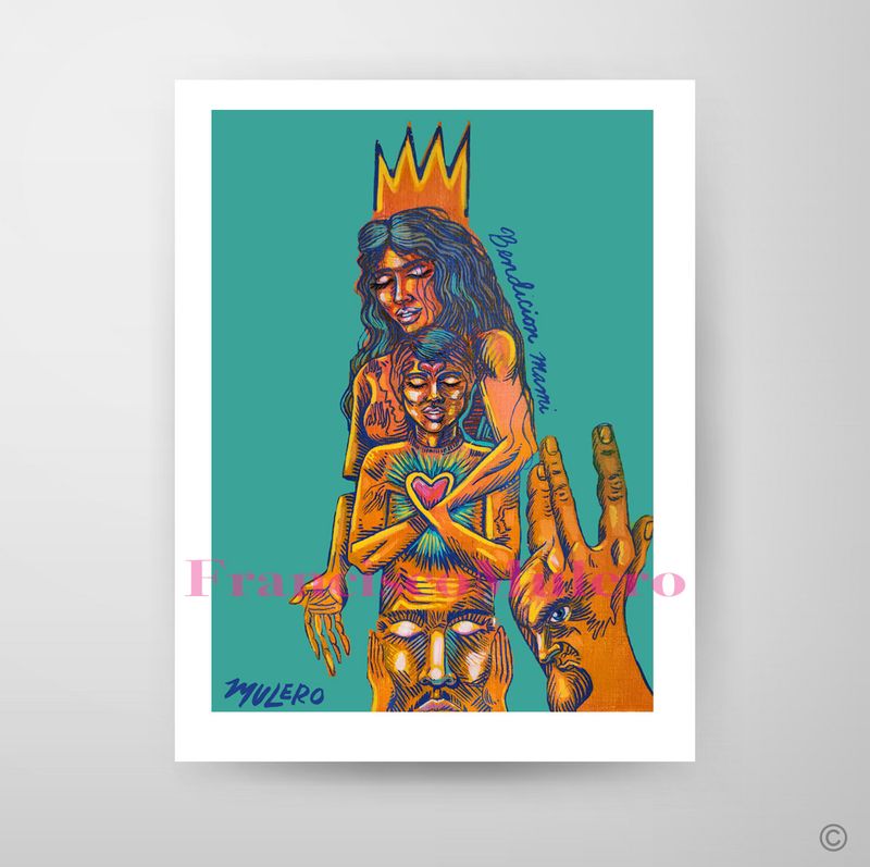 Bendicion, Signed Art Print By Francisco Mulero