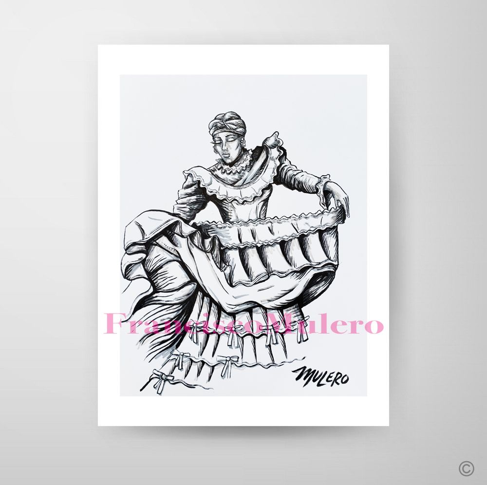 Bomba #1, Signed Art Print By Francisco Mulero