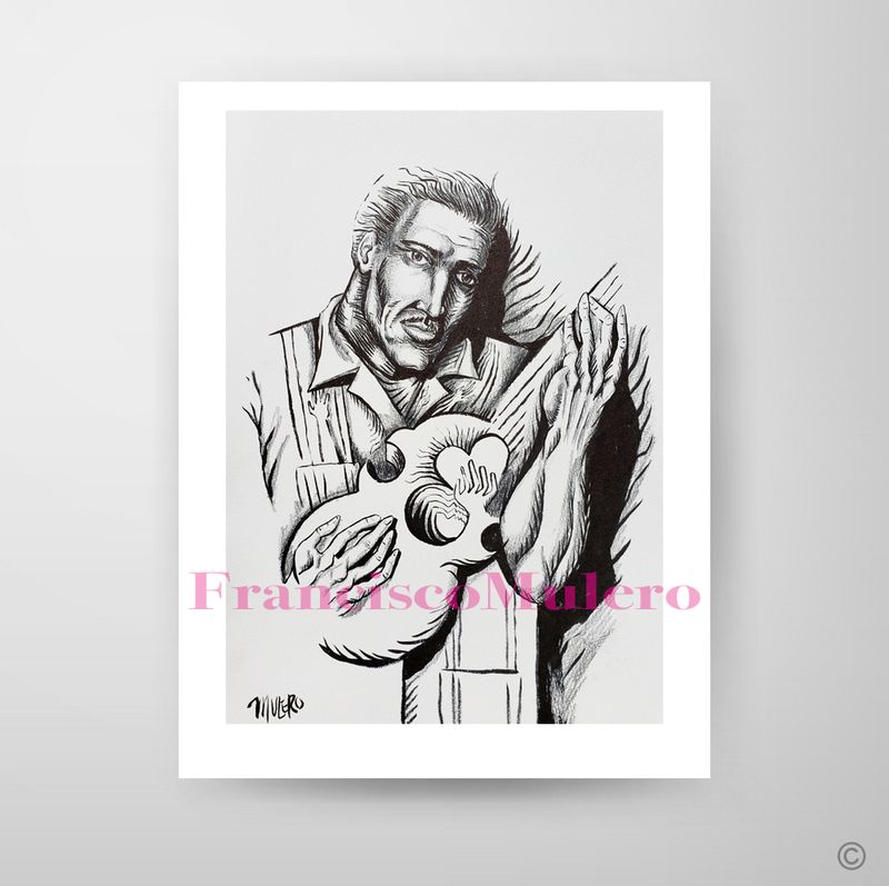 Cuatro #1, Art Print Signed By Francisco Mulero