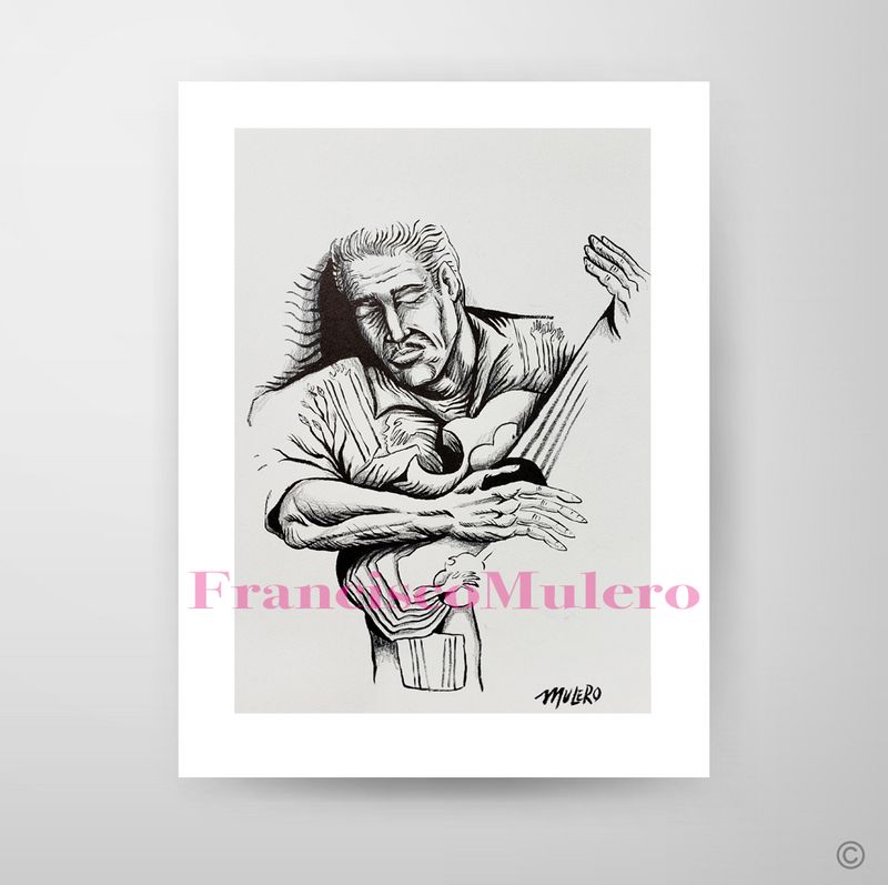 Jibaro #2, Signed Art Print By Francisco Mulero