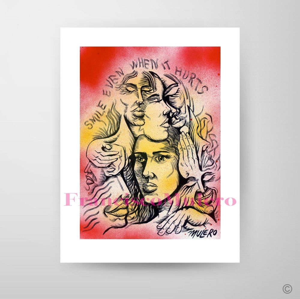 Smile, Signed Art Print By Francisco Mulero