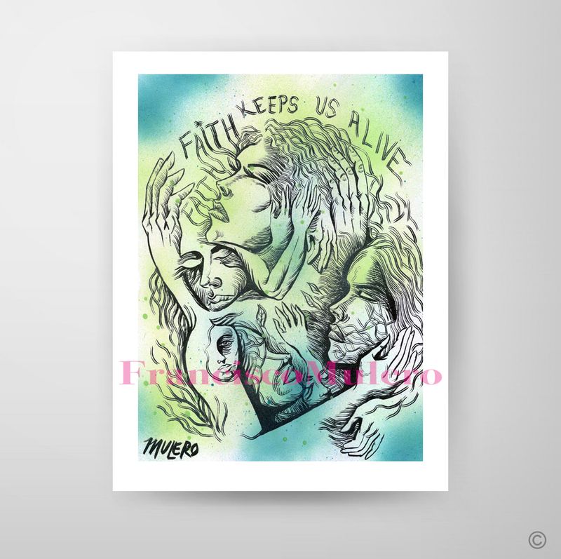 Faith, Signed Art Print By Francisco Mulero