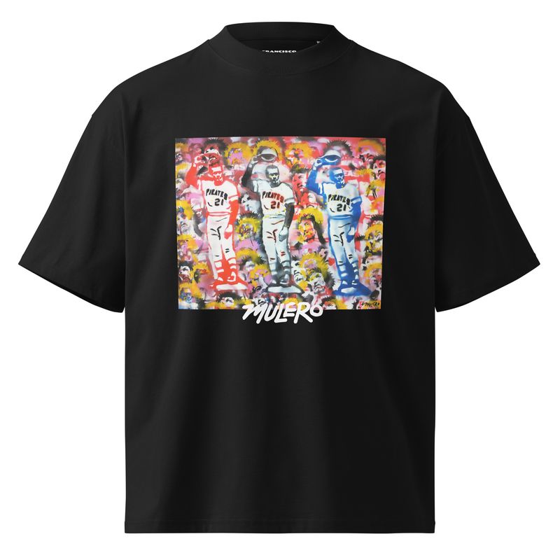 The Holy Trinity Unisex organic oversized high neck t-shirt