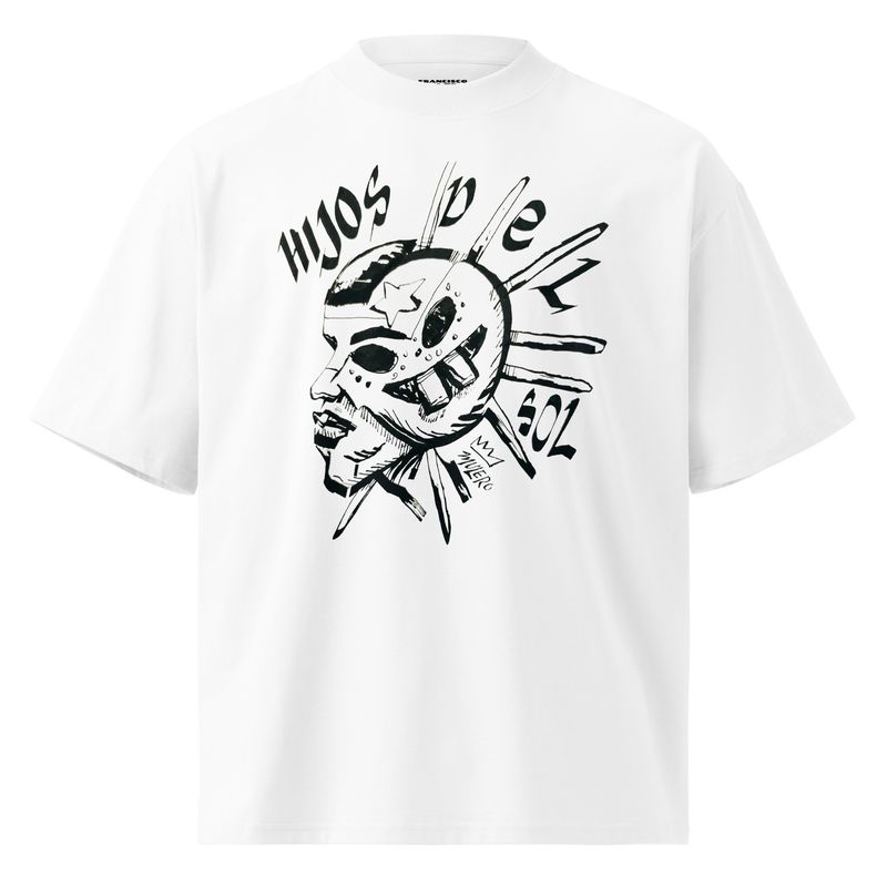 Hijos Del Sol Unisex organic oversized high neck t-shirt