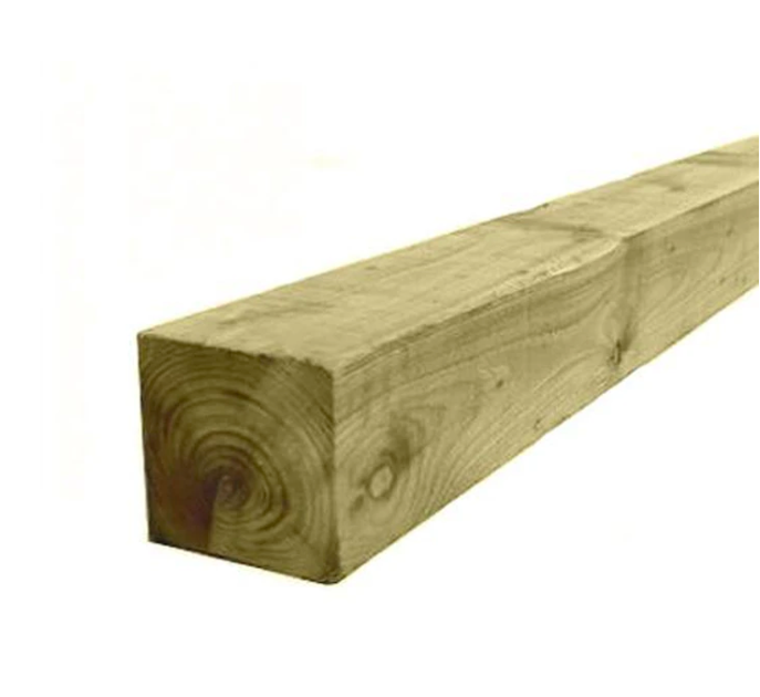 4"x 4" Tanalised Fence Post (100x100mm) *3 Sizes Available*