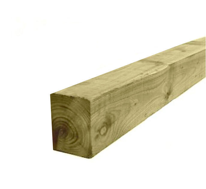 4"x 3" Tanalised Fence Post (100x75mm) *3 Sizes Available*