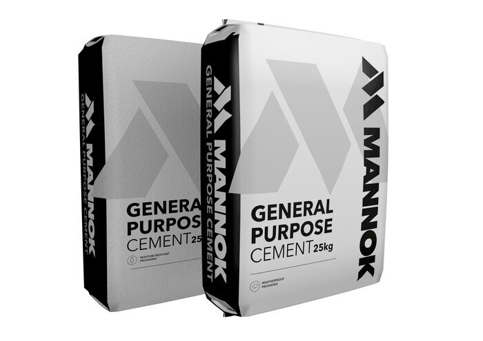 Ordinary Portland Cement- Mannok (25Kg Plastic Bag)
