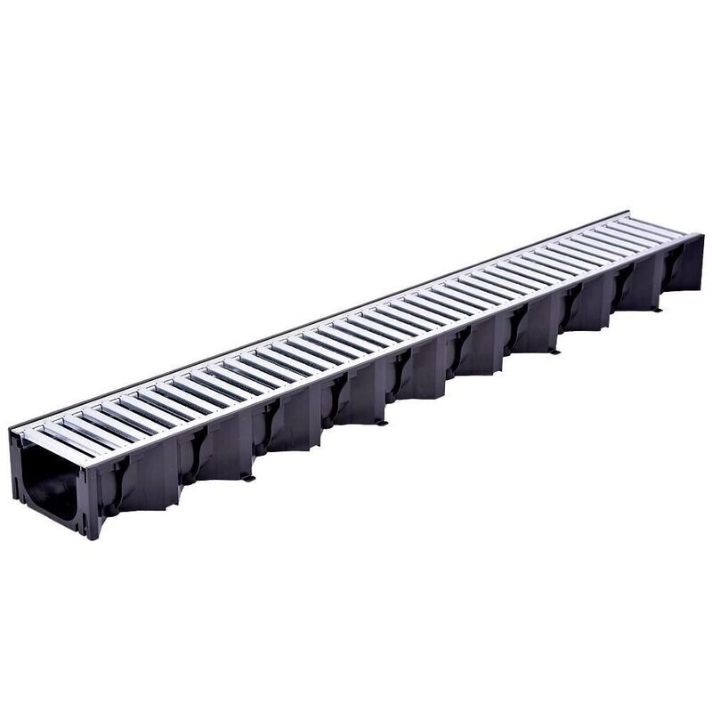 Galvanised Metal 1m Drainage Channel