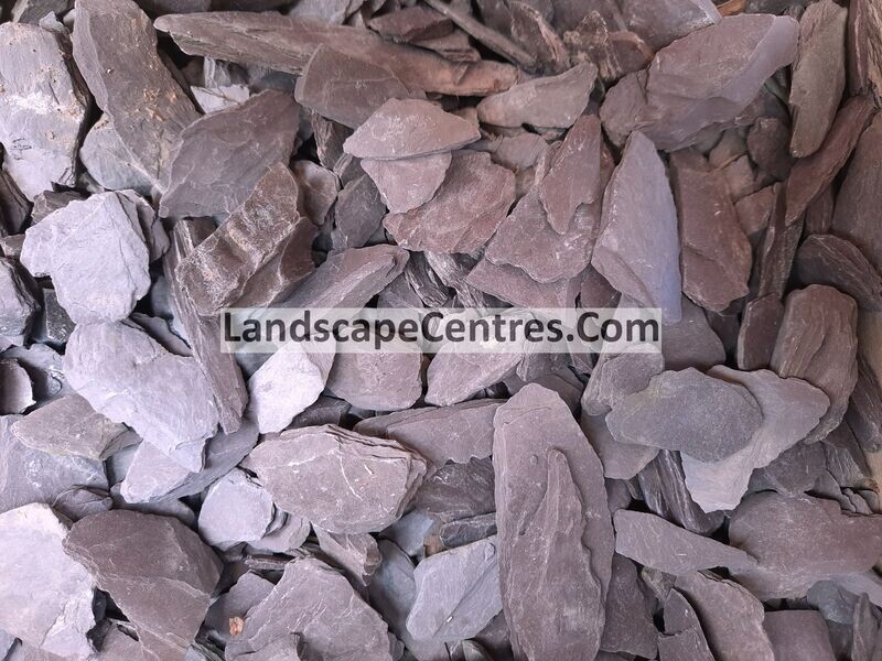 Plum Slate 20mm Chippings *Bulk Load Loose*