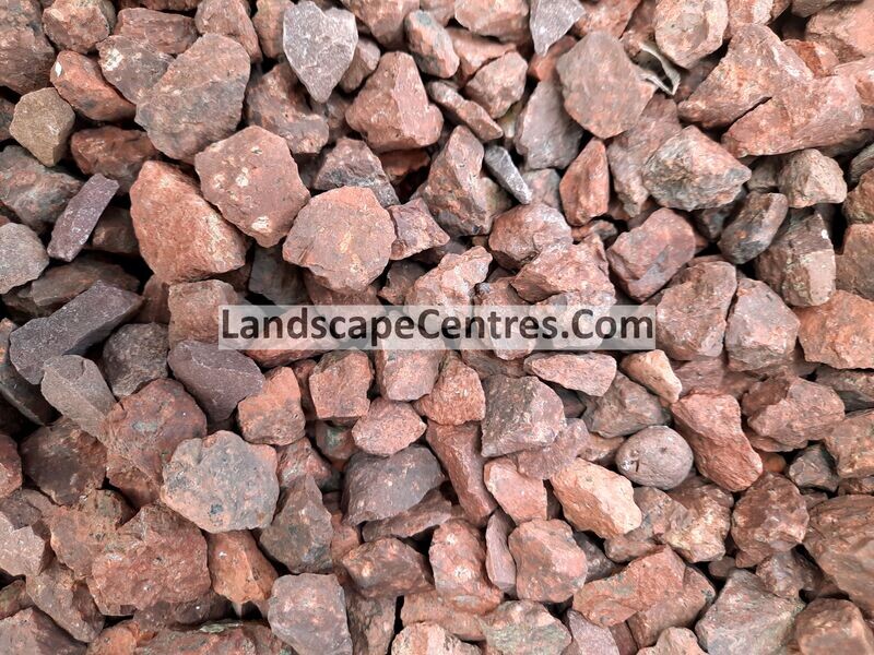 Terracotta Red Granite 20mm Chippings *20Kg Bag*
