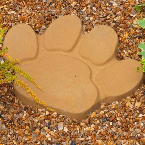 Animal-Paw-Stepping-Stone-Buff-Gold