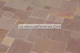 Autumn Brown Sandstone Paving Sold Per m2