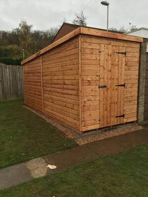 The Pent Shed- All sizes available