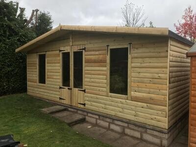 The Sturdy Tanalised Summerhouse- All sizes available