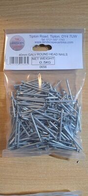 40mm 1/2Kg Bag Galvanised Nails