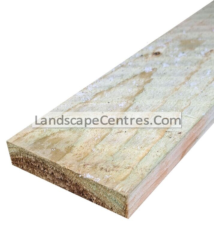 4x1 Timber Gravel Board 3600x100mm (Tanalised Green)