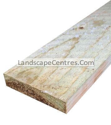4x1 Timber Gravel Board 3600x100mm (Tanalised Green)