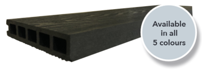 Composite Square Edged Step Board 3.66m 140x25mm (5 Colours Available)
