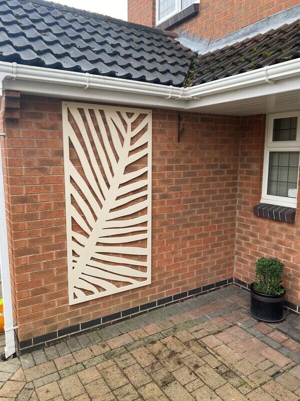 Palm Trellis Cream (1830x900x18mm)