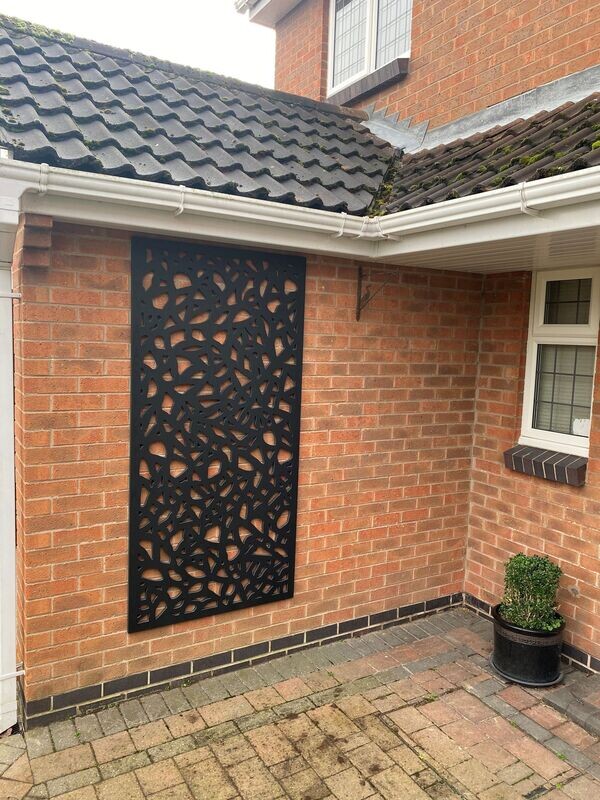 Script Trellis Charcoal Black (1830x900x18mm)