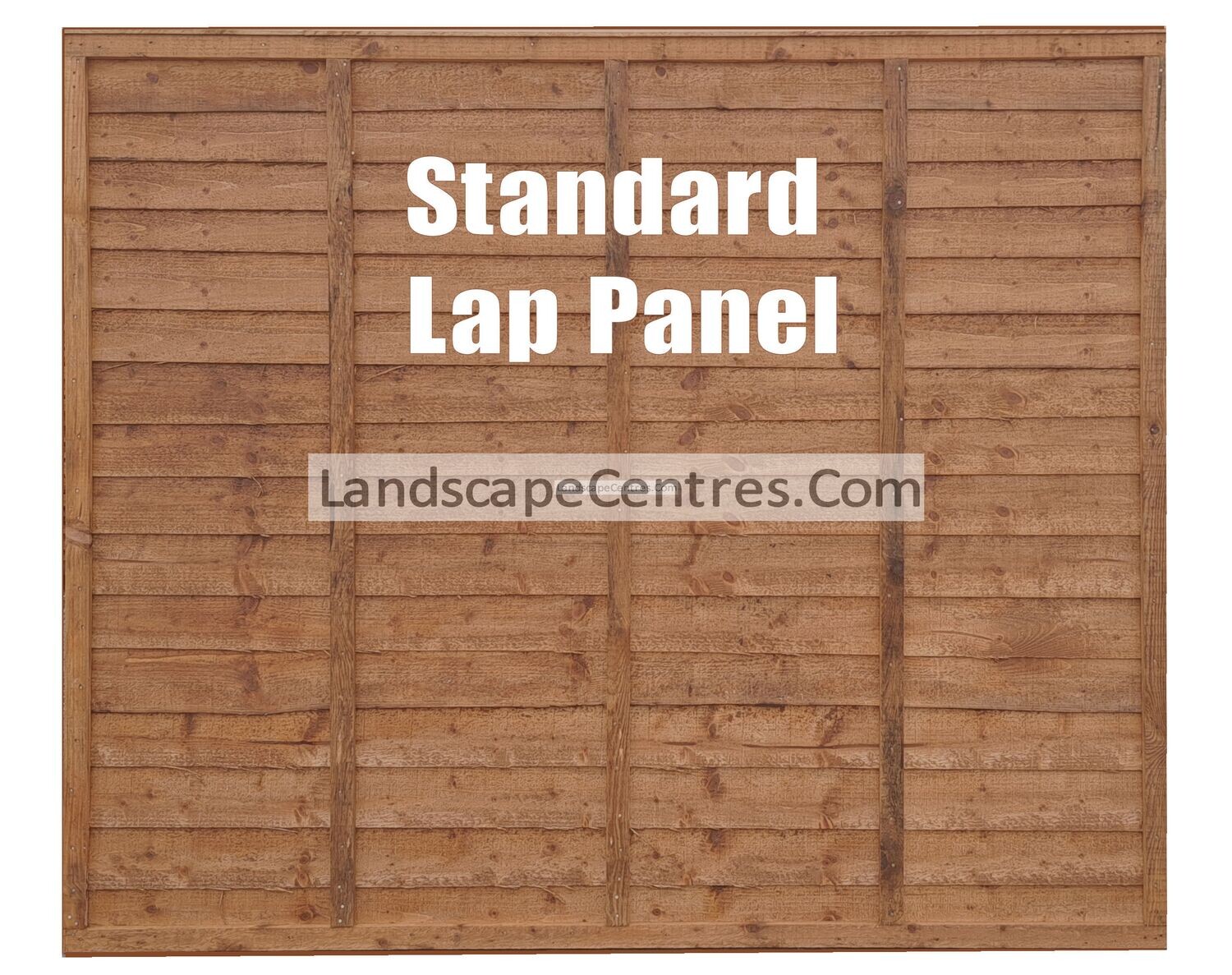 Lap Fence Panel- Nut Brown *Please Choose Size*
