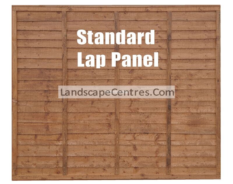 Lap Fence Panel- Nut Brown *Please Choose Size*