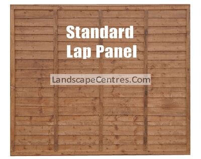 Lap Fence Panel- Nut Brown *Please Choose Size*