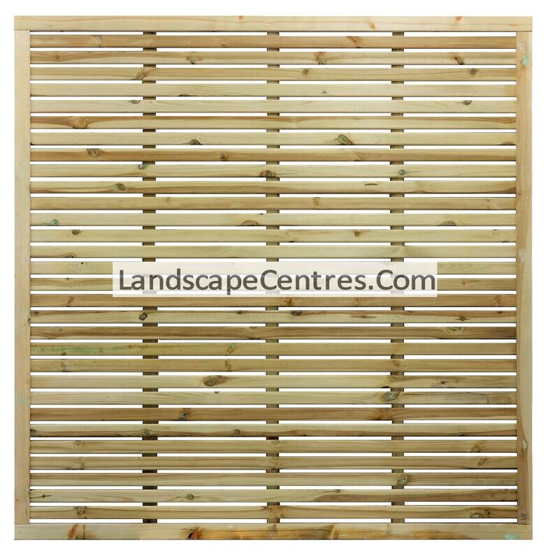 Slatted European Fence Panel
*4 Sizes Available*