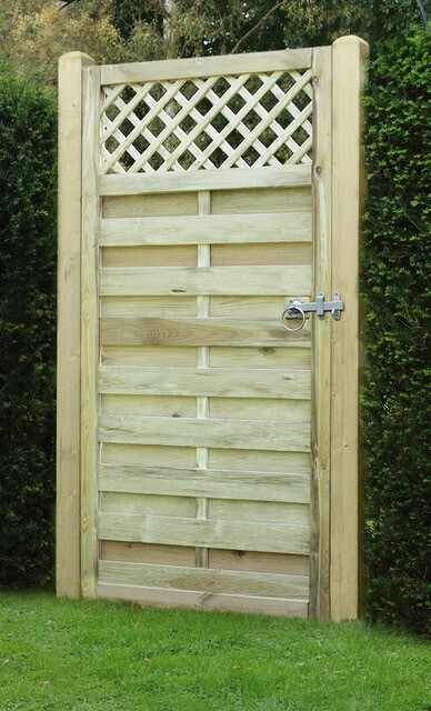 Horizontal Lattice Top European Gate 1800x900mm HLTG180