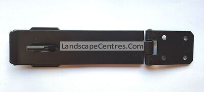 Hasp & Staple 6 Inch 150mm (Black)