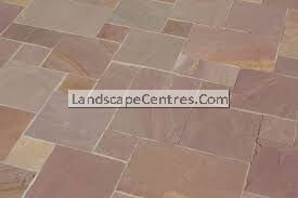 Autumn Brown Sandstone Paving , *2 Options Available*