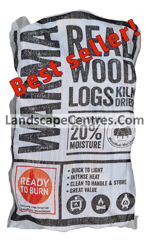 WARMA KILN DRIED SOFTWOOD LOGS (MAXI BAG 20 LOGS APPROX) £14.00 EACH OR 5 BAGS FOR £65.00!