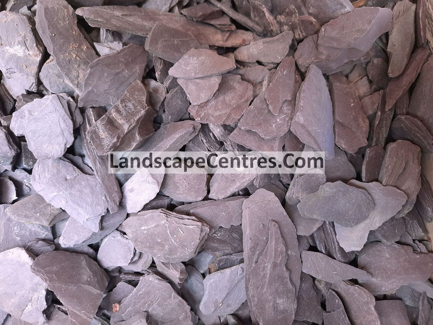Plum Slate 20mm Chippings *Bulk Load Loose*